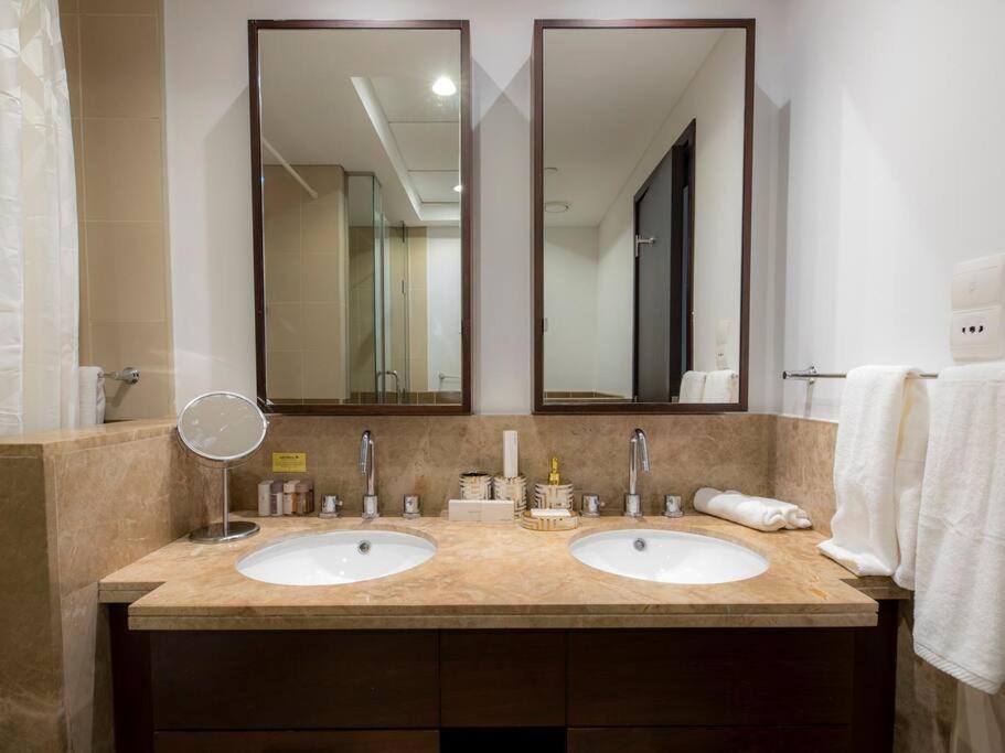 First Class 2Br With Full Burj Khalifa And Fountain View Dubái Exterior foto