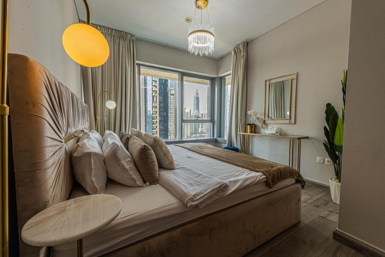 First Class 2Br With Full Burj Khalifa And Fountain View Dubái Exterior foto